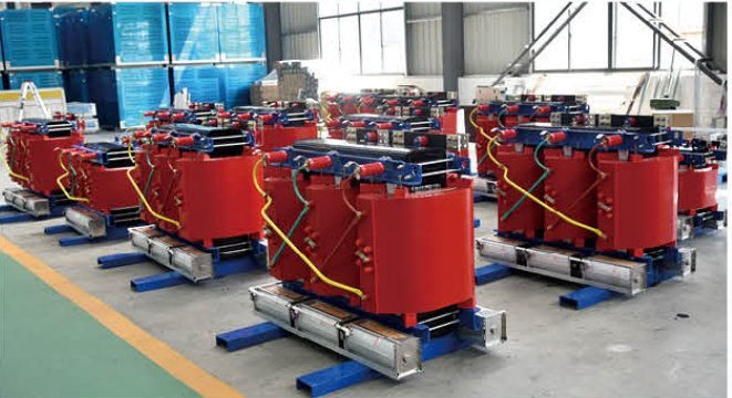 Assembled cast-resin transformers