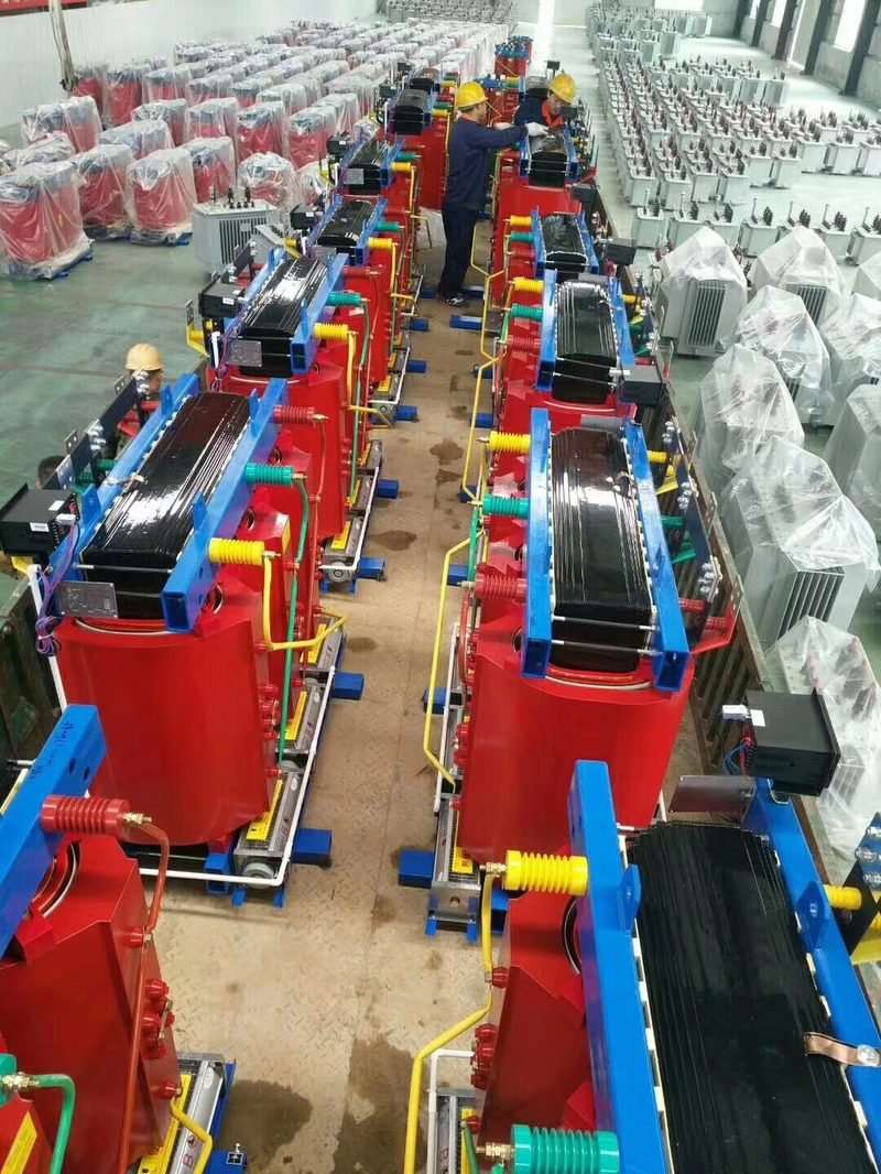 Dry-type transformer production line